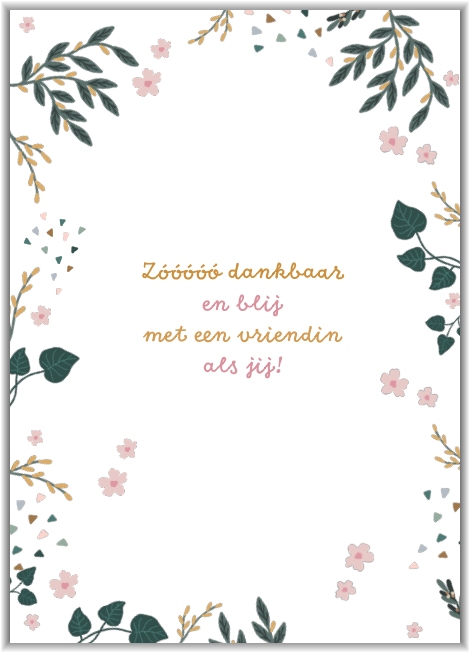 Zóóóóó dankbaar en blij