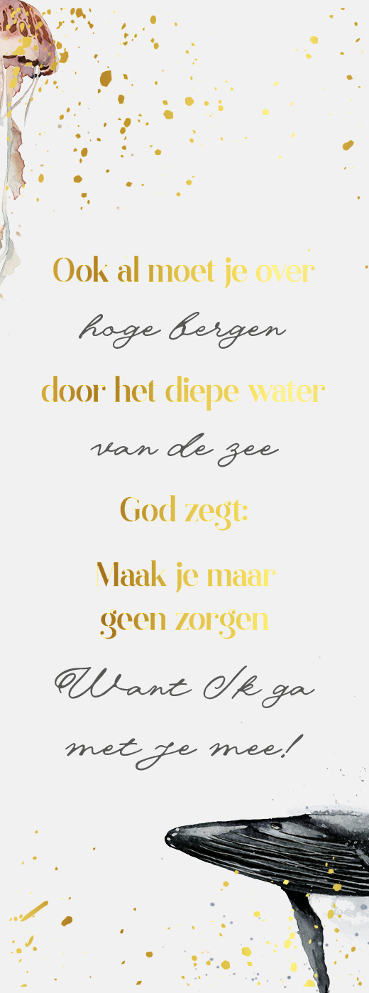 Boekenlegger Ook al moet je