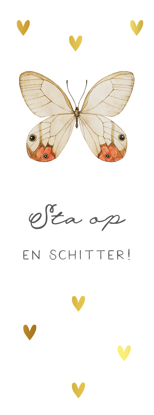 Boekenlegger Sta op en schitter