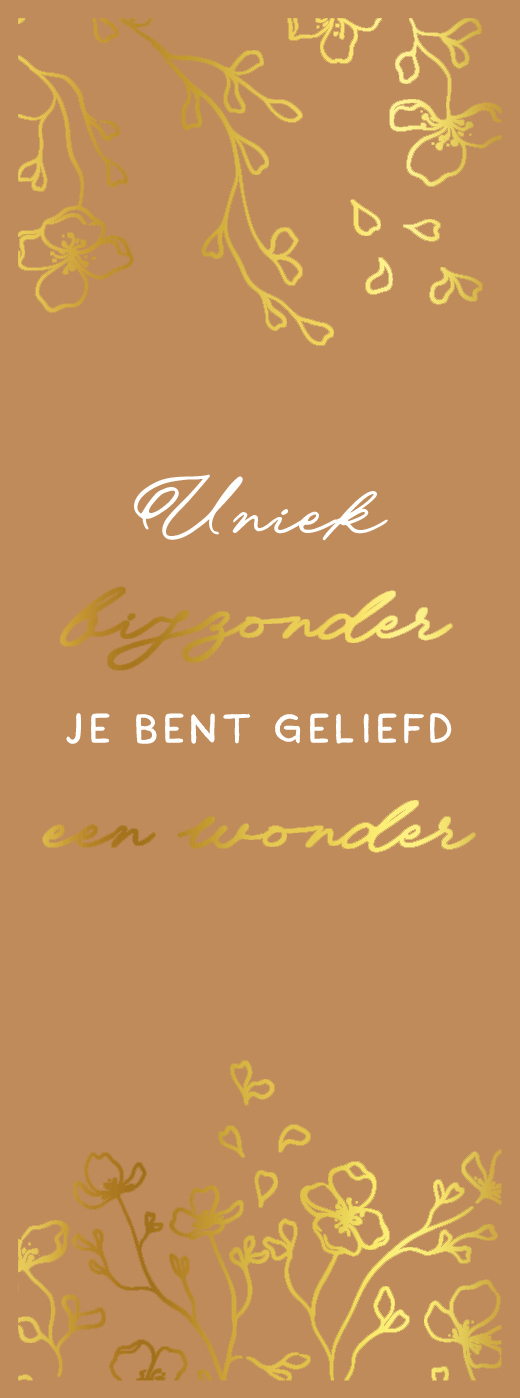 Boekenlegger Uniek, bijzonder