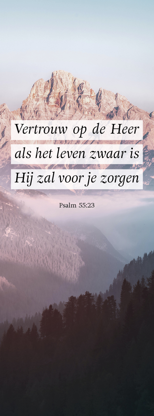 Boekenlegger Vertrouw op de Heer