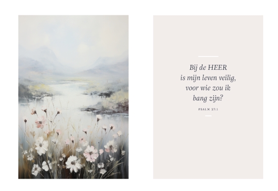 Set 2 posters A5 Bij de HEER is ..