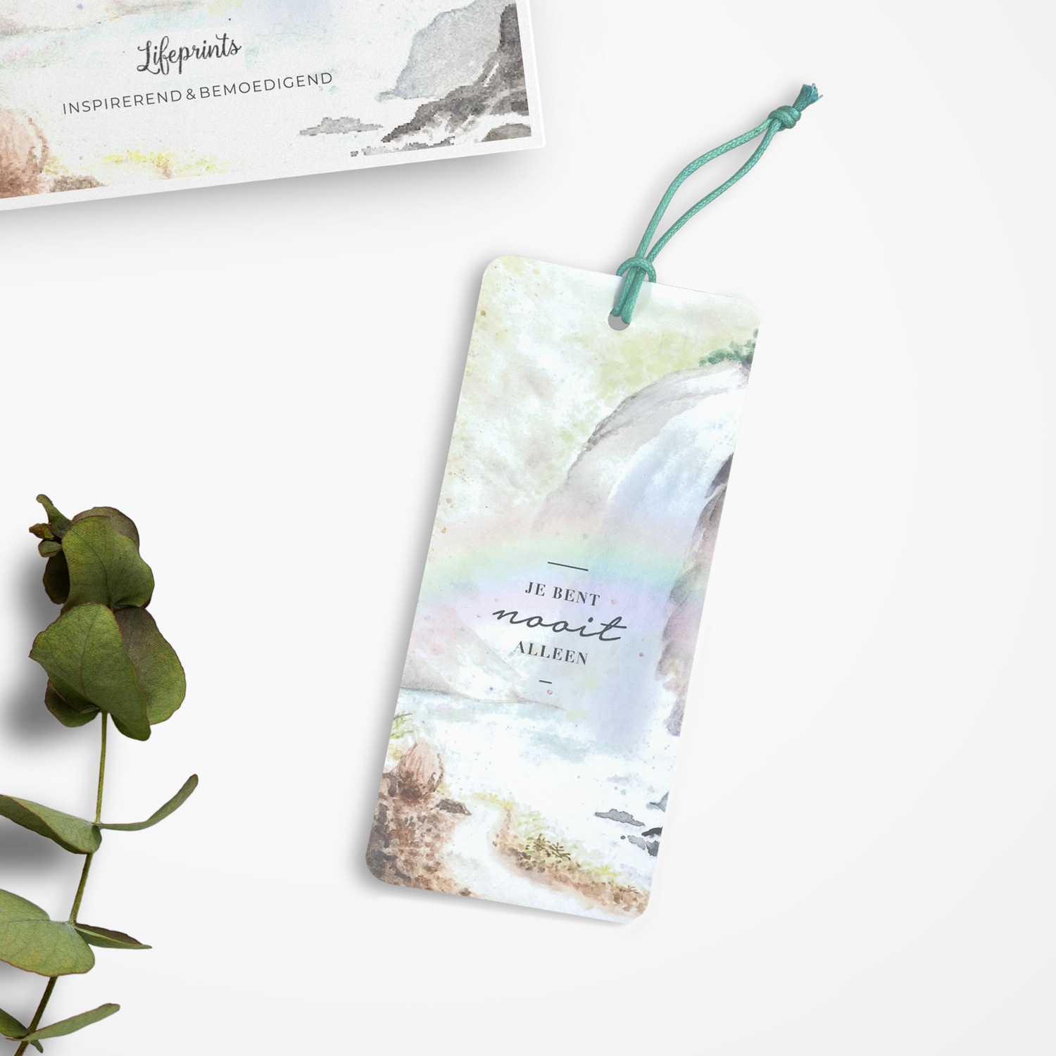 Luxe Boekenlegger Je bent nooit alleen