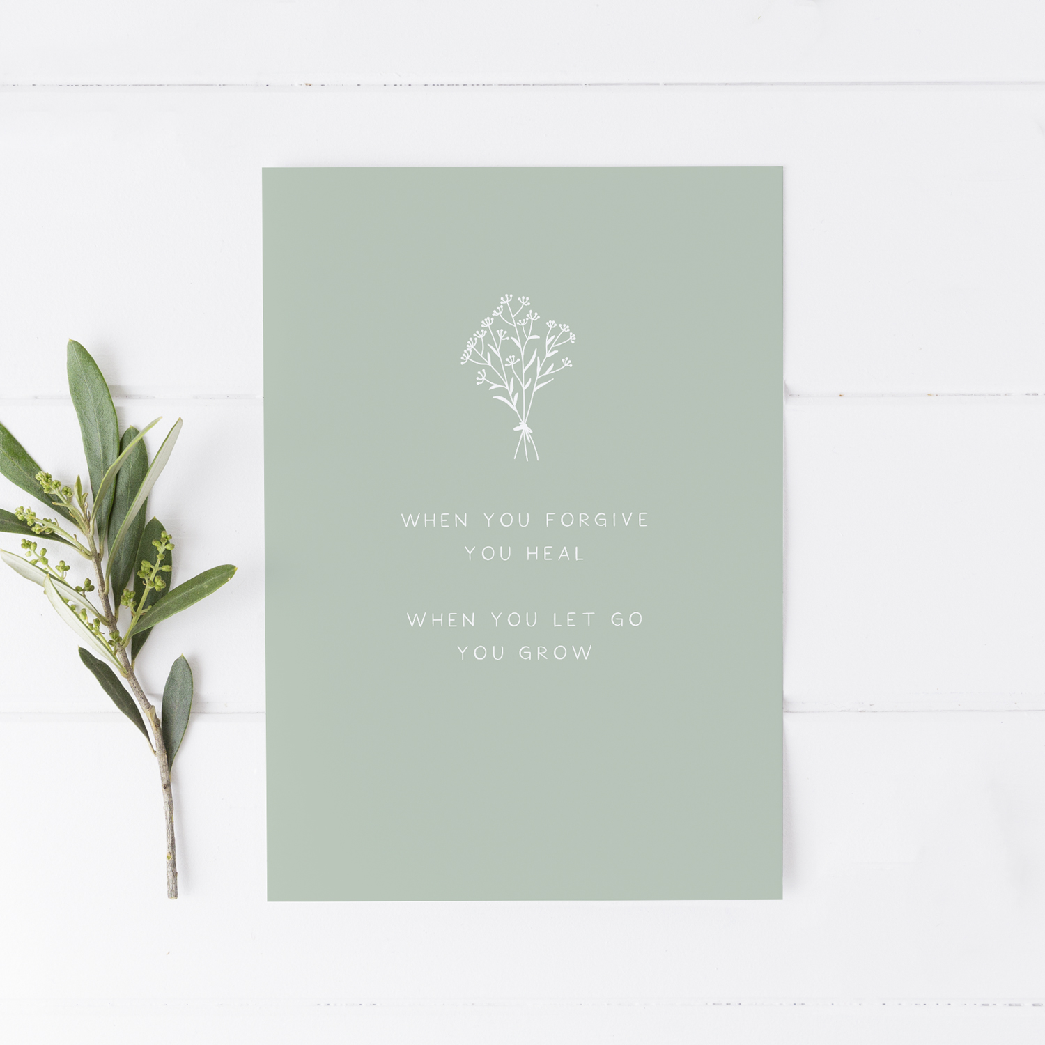 When you forgive you heal