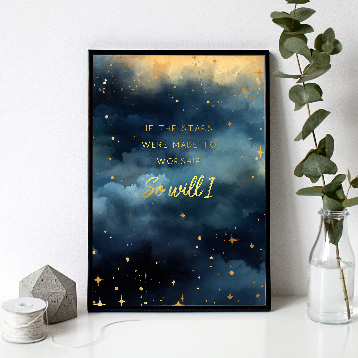 Poster A4 If the stars