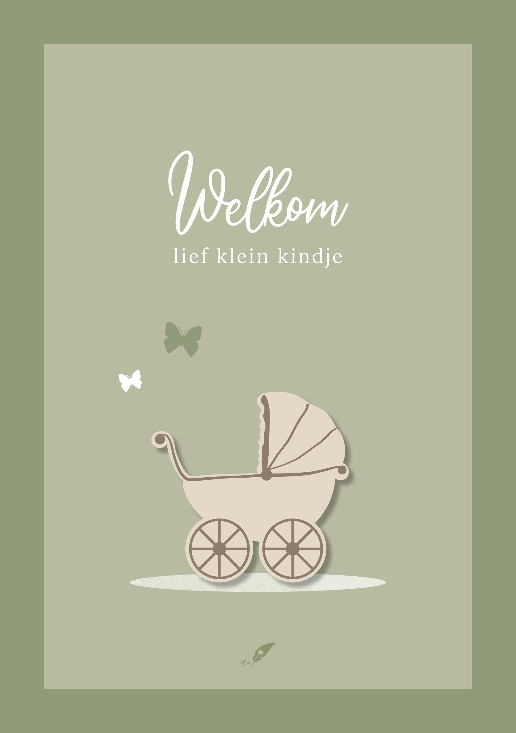 Welkom lief klein kindje