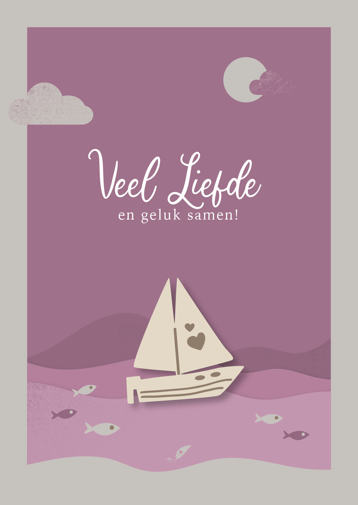 Veel liefde en geluk samen