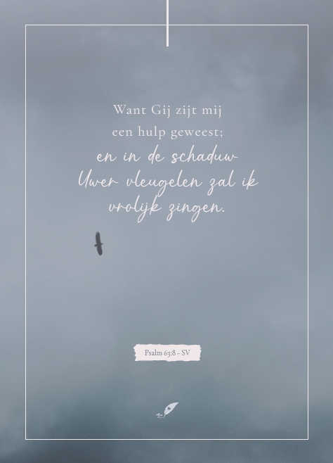 Want Gij zijt mij een hulp geweest