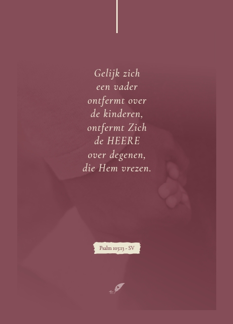 Gelijk zich een vader ontfermt