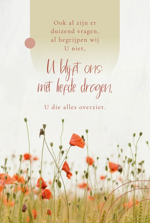 Canvas op hout U die alles overziet