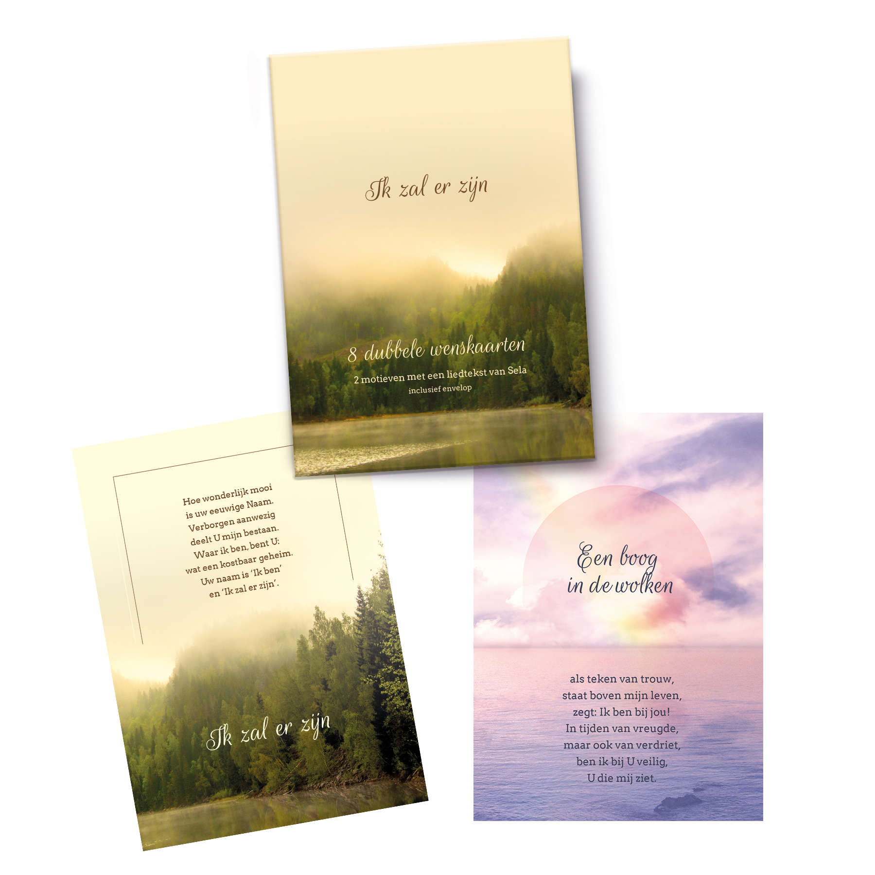 Mapje Notecards Ik zal er zijn (2 x 4)