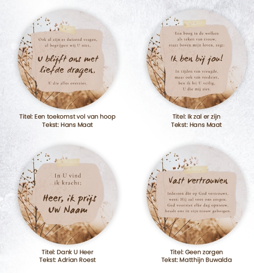 Onderzetters Rond Sela