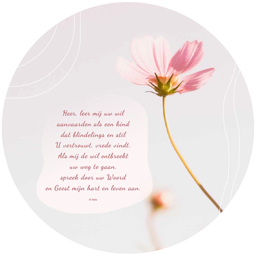 Muurcirkel Heer, leer mij uw wil