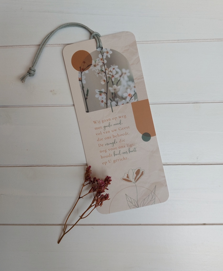 Boekenlegger Wij gaan weg met goede moed