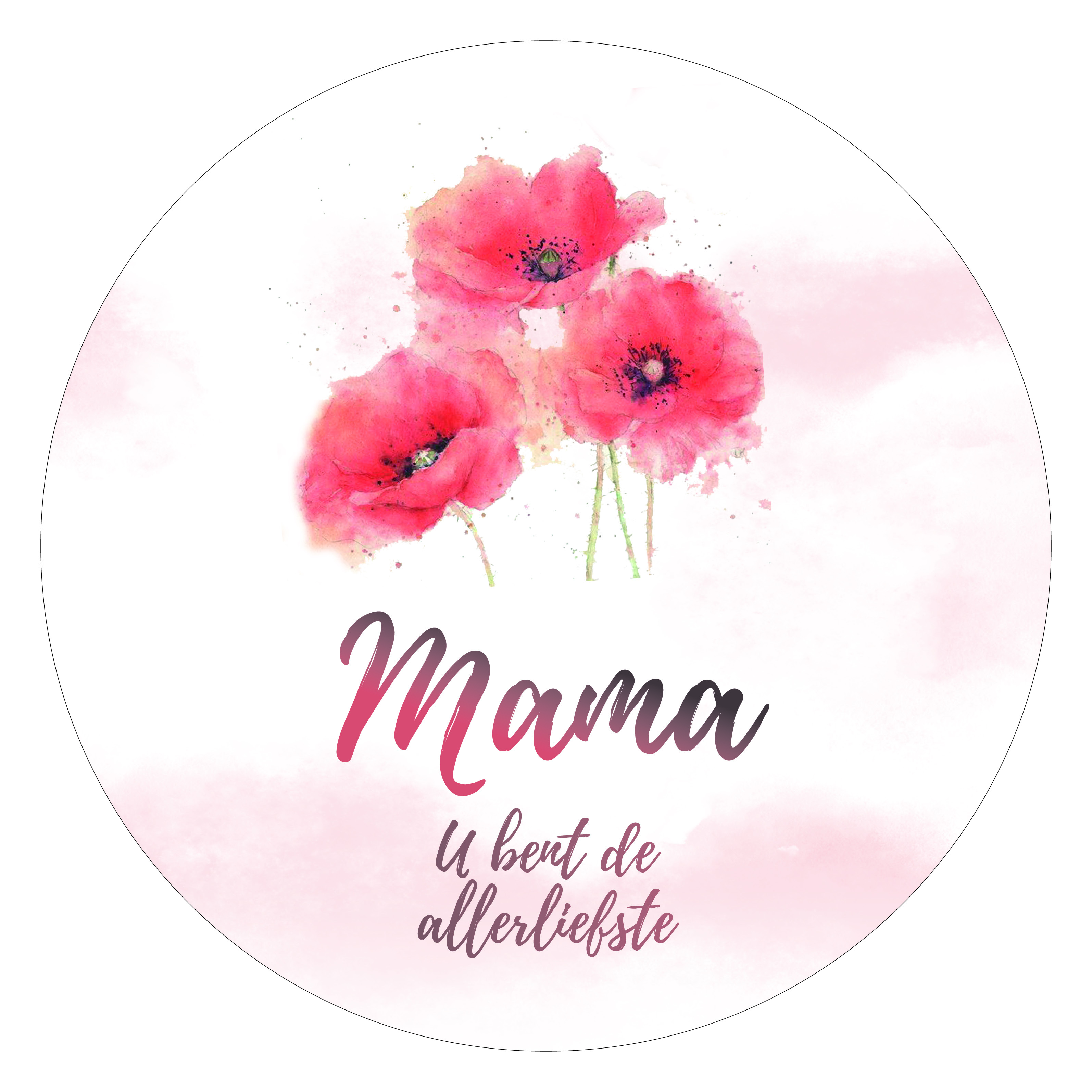 Muurcirkel Mama allerliefste