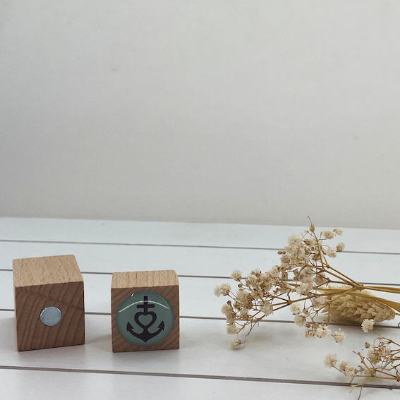 Magnetische kaarthouder met Geloof ..