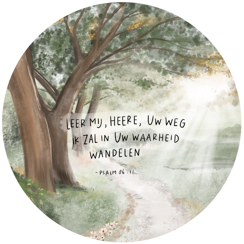 Muurcirkel Leer mij, HEERE, Uw weg
