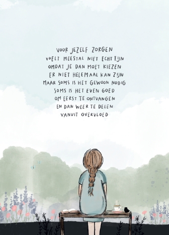 Kaartje A7 Op de bergen of in de dalen