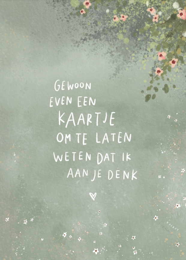 Gewoon even een kaartje