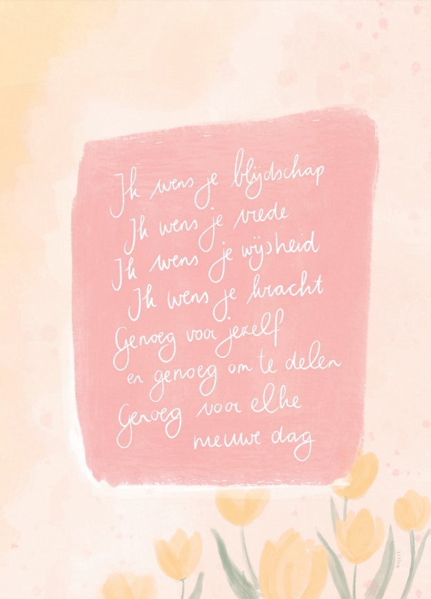 Ik wens je blijdschap