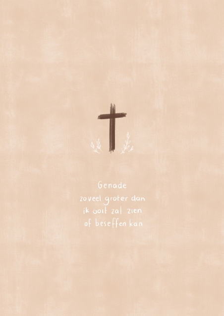 Genade zoveel groter dan