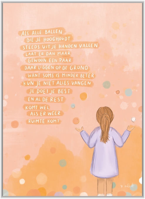 Als alle ballen die je hoog houdt