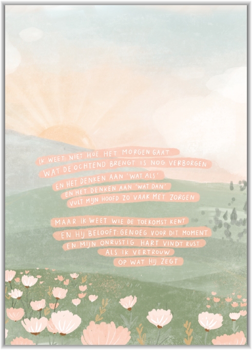 Ik weet niet hoe het morgen gaat