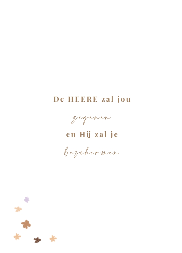 De HEERE zal jou zegenen