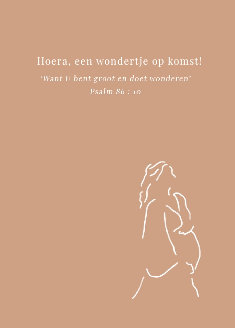 Hoera, een wondertje op komst!