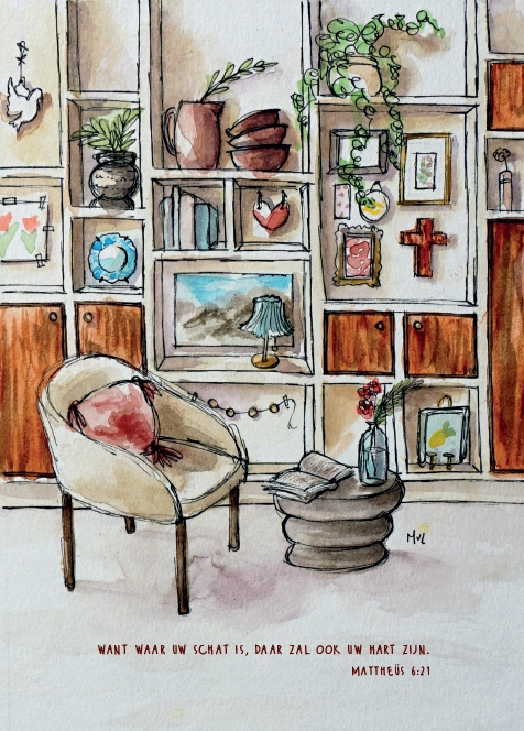 Want waar uw schat is...