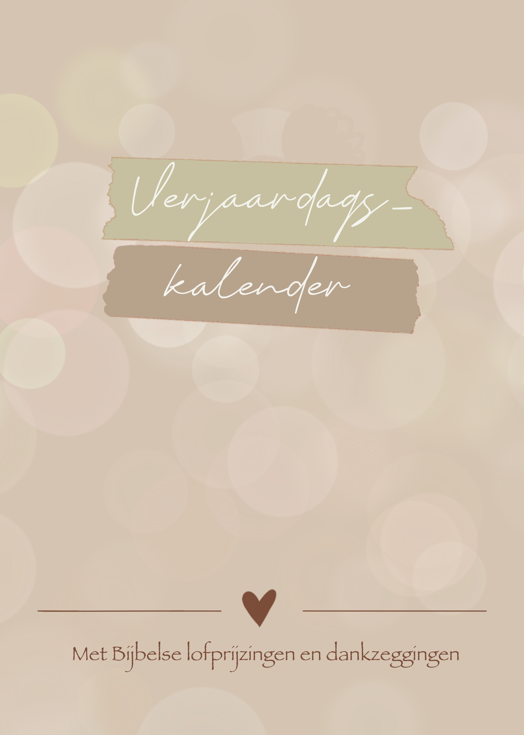 Verjaardagskalender met Bijbelse teksten