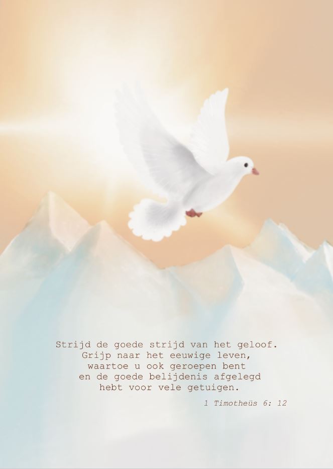 Poster A5 Strijd de goede strijd