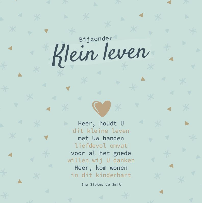 Bijzonder klein leven