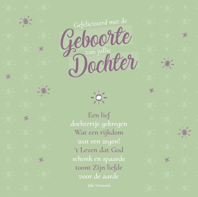 Geboorte Dochter