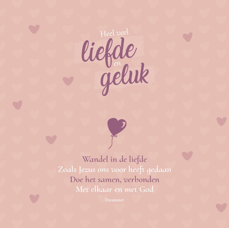 Liefde en geluk