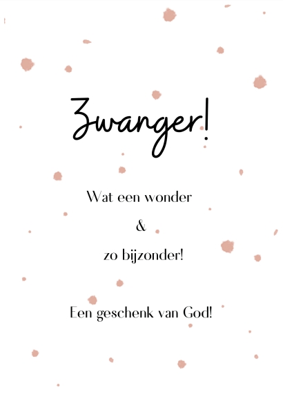 Zwanger
