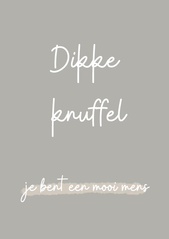 Dikke knuffel