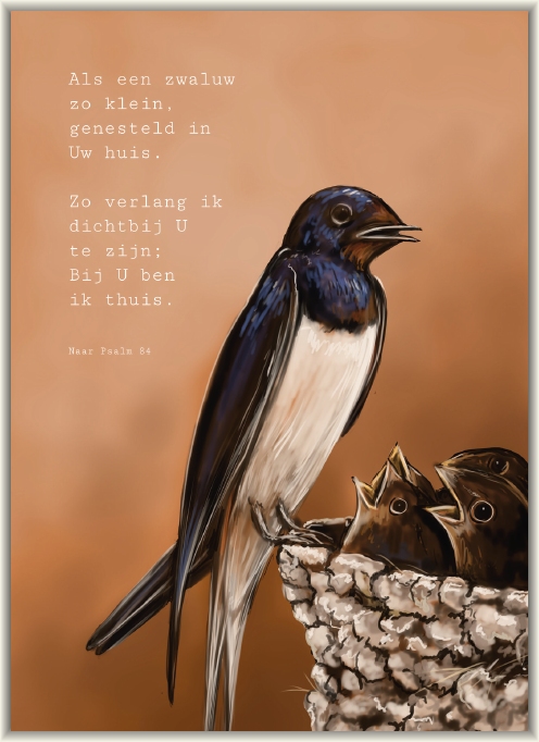 Als een zwaluw zo klein