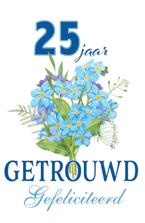 25 jaar getrouwd
