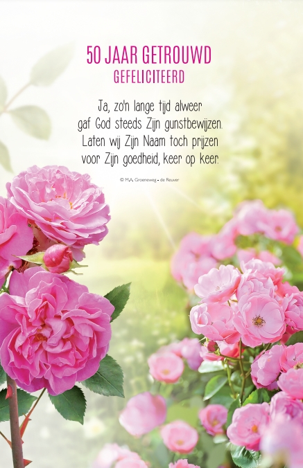 50 jaar getrouwd