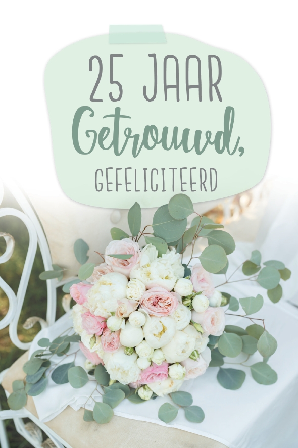 25 jaar getrouwd