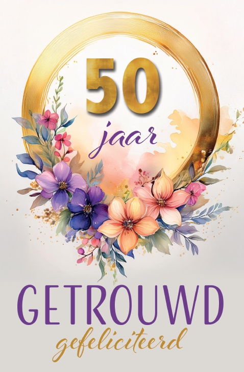 50 jaar getrouwd