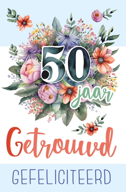 50 jaar getrouwd