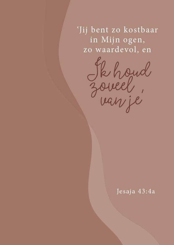 Jij bent zo kostbaar
