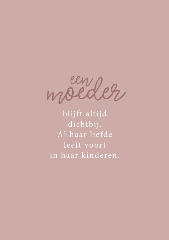 Verlies moeder