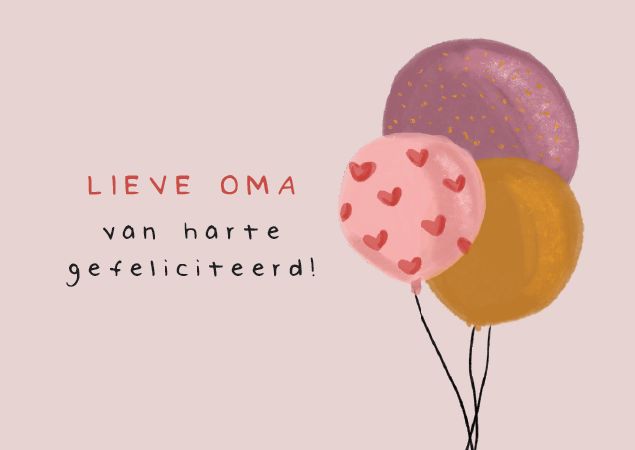 Gefeliciteerd oma