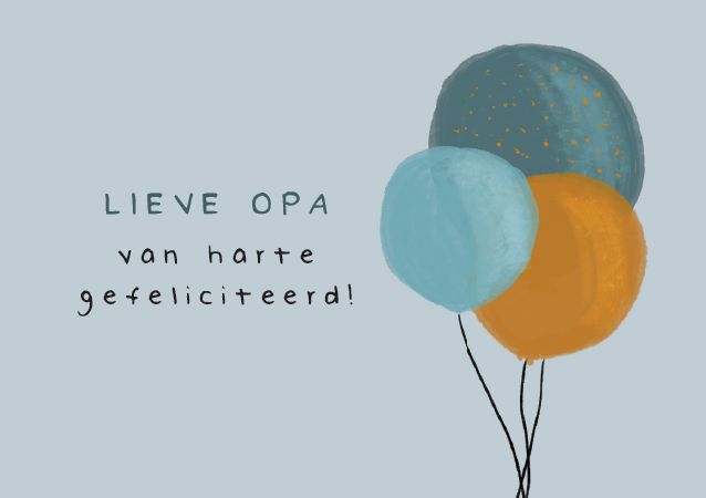 Gefeliciteerd opa