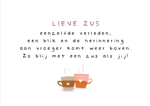 Lieve zus