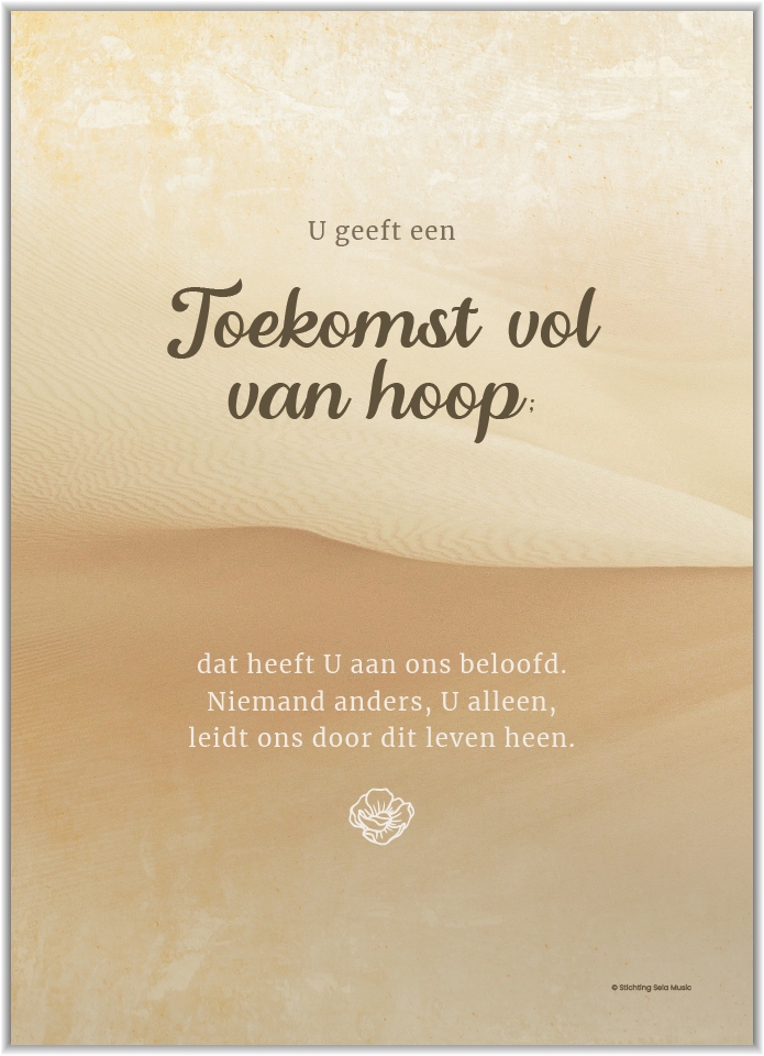 Poster A4 U geeft een toekomst