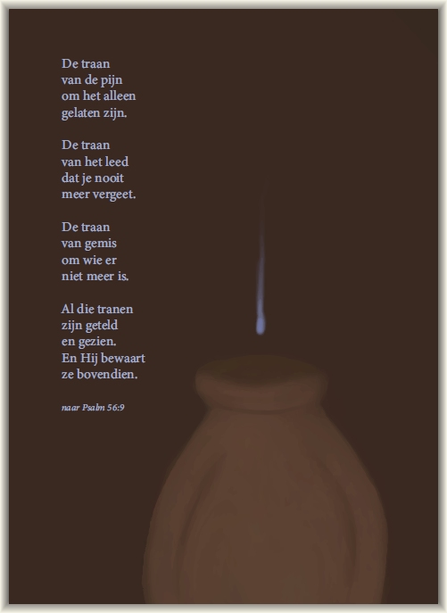 De traan van de pijn